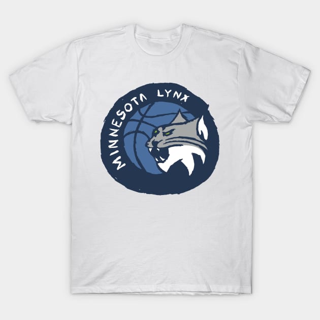 Minnesota Lyyyynx 08 T-Shirt by Very Simple Graph